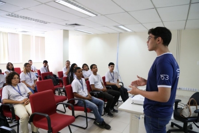Conectando a Rede: alunos do Jovem Aprendiz recebem aulas para o exercício da cidadania