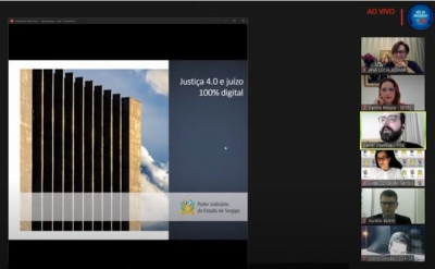 Juízo 100% Digital: membros do TJSE participam de webinário da OAB