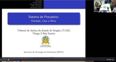 Módulo de precatórios do TJSE é apresentado a gestores do Tribunal de Justiça da Bahia