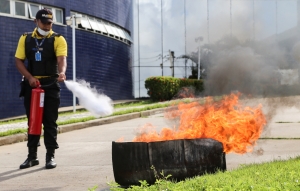 TJSE e CBMSE promovem curso de brigadista para vigilantes