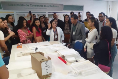 Arquivo Judiciário recebe visita de alunos da UFS, Senac e Fanese
