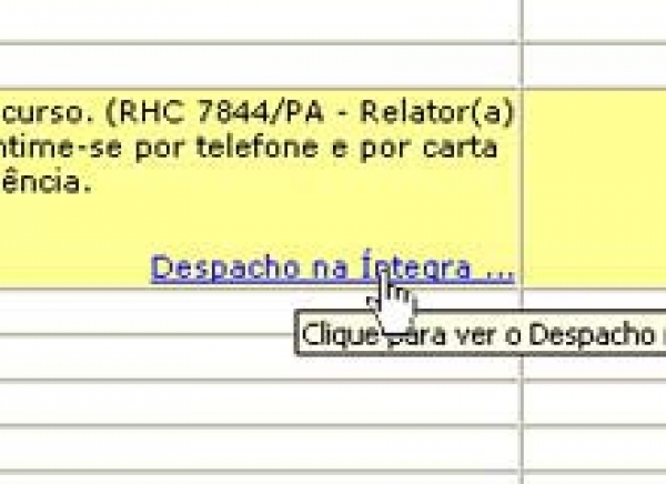 Despachos do 2° grau estão disponíveis on-line