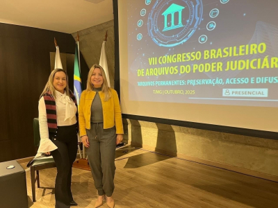 Arquivo Judiciário participa do VII Congresso Brasileiro de Arquivos do Poder Judiciário