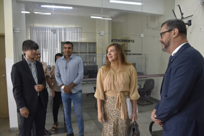 Presidente Iolanda Guimarães visita fóruns de Poço Verde e Tobias Barreto