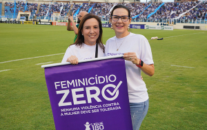 Feminicídio Zero: TJSE participa de lançamento da campanha no Batistão