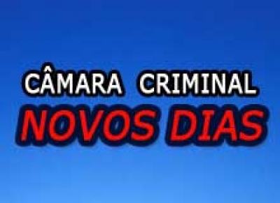 Aviso de nova data das Sessões da Câmara Criminal