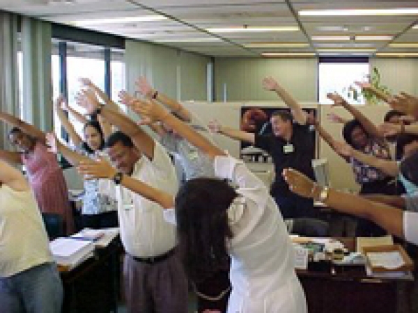 Servidores do TJSE já estão fazendo Ginástica Laboral
