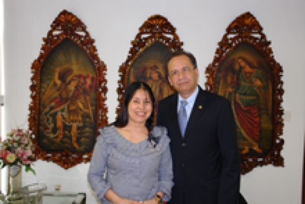 Vice-Presidente do TJSE recebe visita do Senador Pastor Virginio