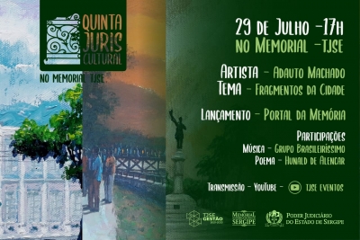 Projeto Quinta Juriscultural será lançado nesta quinta, 29/07