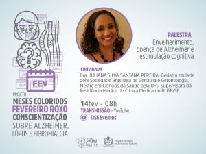 Fevereiro Roxo: palestra com geriatra acontecerá segunda-feira, dia 14