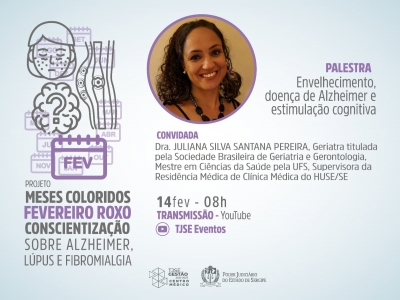 Fevereiro Roxo: palestra com geriatra acontecerá segunda-feira, dia 14