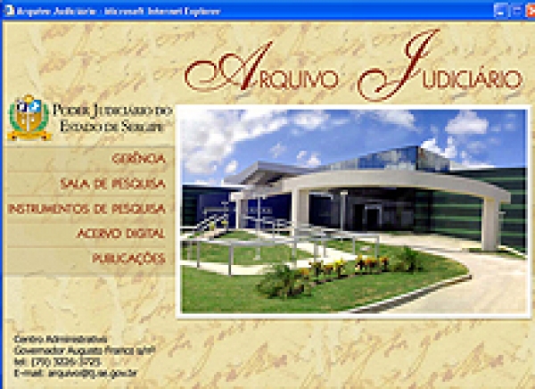 Arquivo Judiciário lança link