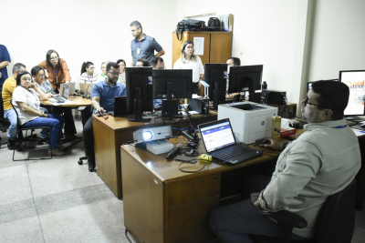 Treinamento para uso do eproc é realizado na Comarca de Poço Verde