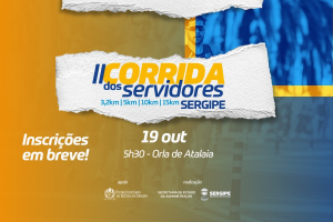 Corrida dos Servidores Públicos de Sergipe acontecerá dia 19 de outubro