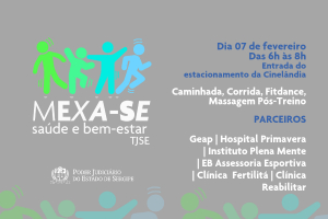 Mexa-SE 2026: treinos de fortalecimento, caminhada e corrida
