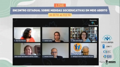 Medidas socioeducativas em meio aberto são debatidas em encontro com participações de magistrados