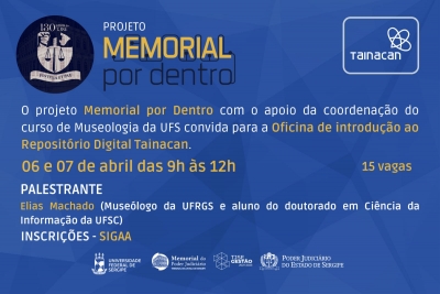 Abertas inscrições para Oficina de Introdução ao Repositório Digital Tainacan