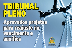 Pleno aprova projetos para reajuste no vencimento e auxílios dos servidores
