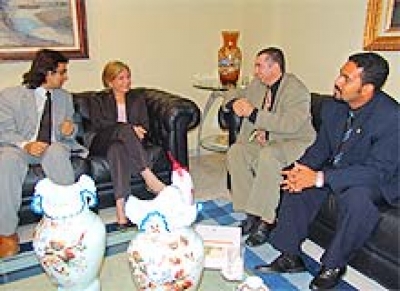 Diretor do Instituto de Oratória Carlos Conce visita TJ/SE