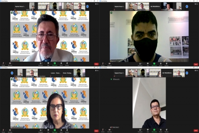 Presidente do TJSE recebe representantes de Sindijus em reunião virtual