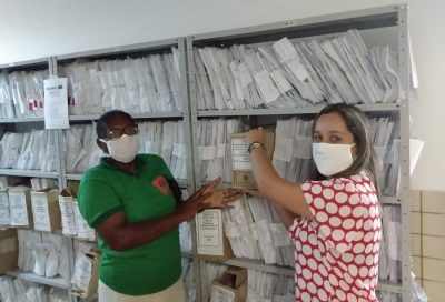 Arquivo Judiciário realiza descarte responsável de documentos