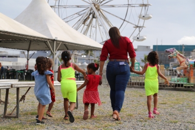 CIJ leva crianças e adolescentes de unidades de acolhimento ao parque