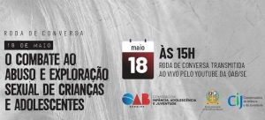 Conversa sobre abuso sexual de crianças e adolescentes acontecerá em 18 de maio