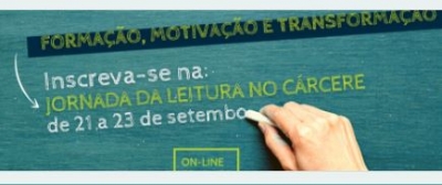 II Jornada da Leitura no Cárcere ocorrerá entre os dias 21 e 23/09. Inscreva-se!