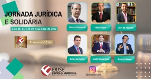 Jornada Jurídica e Solidária marca os dez anos da Ejuse: inscrições abertas
