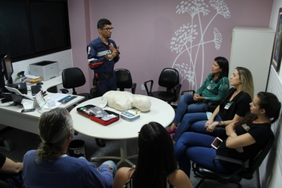 Conciliadores do Cejusc recebem curso básico de primeiros socorros