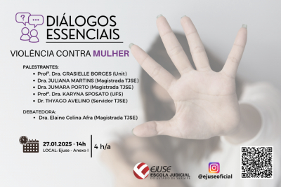 Ejuse: Projeto ‘Diálogos Essenciais’ debate violência contra a mulher
