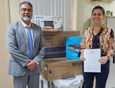 Pena pecuniária: Cram recebe equipamentos da 1ª Vara Cível e Criminal de Propriá