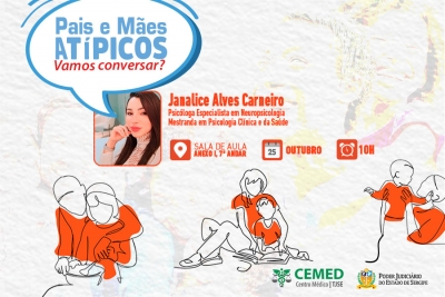 Centro Médico promoverá palestra para Pais e Mães Atípicos no dia 25 de outubro