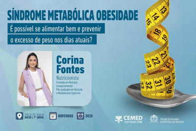 Centro Médico promoverá palestra sobre Síndrome Metabólica dia 27 de Novembro