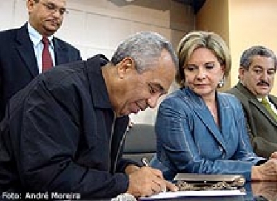 Presidente do TJSE repassa o cargo de governador