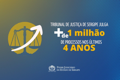 TJSE julgou mais de 1 milhão de processos nos últimos quatro anos