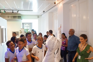 Memorial do Judiciário apresenta exposições a alunos de escola pública de Socorro