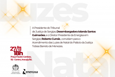 Iluminação natalina do Palácio da Justiça será acesa no dia 27 de novembro