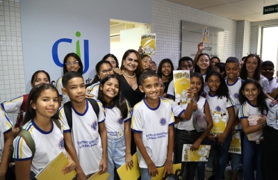 Alunos de escola estadual de Riachão do Dantas visitam Palácio da Justiça e Coordenadorias