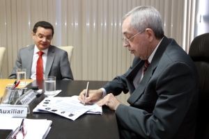 TJSE, MP, Defensoria e SSP firmam convênio para agilizar o envio de flagrantes durante Plantão Judiciário