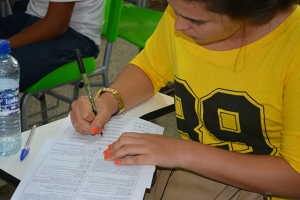 Estudantes realizam provas para Processo Seletivo de nível médio do TJSE