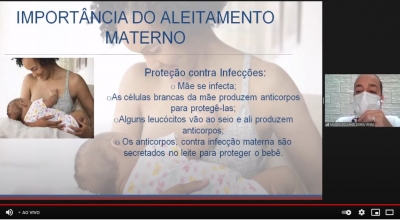 Aleitamento materno é tema de palestra no canal do TJSE no YouTube