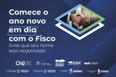 Semana Nacional de Regularização Tributária: TJSE realizará mutirão e audiências de conciliação