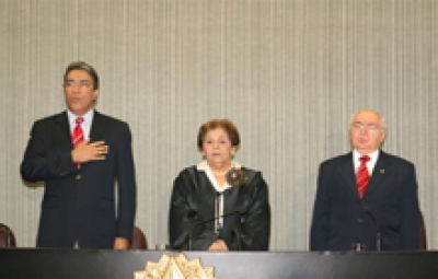 Presidente Artêmio Barreto prestigia despedida da Desa. Madeleine Gouveia