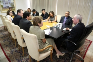 Presidente do TJSE recebe membros da OAB/SE