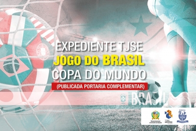 Copa: publicada portaria complementar sobre expediente em dias de jogos do Brasil