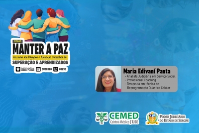 Inscrições abertas: palestra ‘Como manter a paz em meio aos desafios’