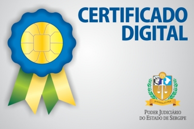 Certificado digital no site do TJSE