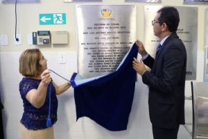 Desembargadora Elvira Almeida inaugura obras de reforma do fórum de Monte Alegre