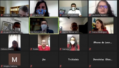 Novo Presidente do TJSE conversa com imprensa por videoconferência